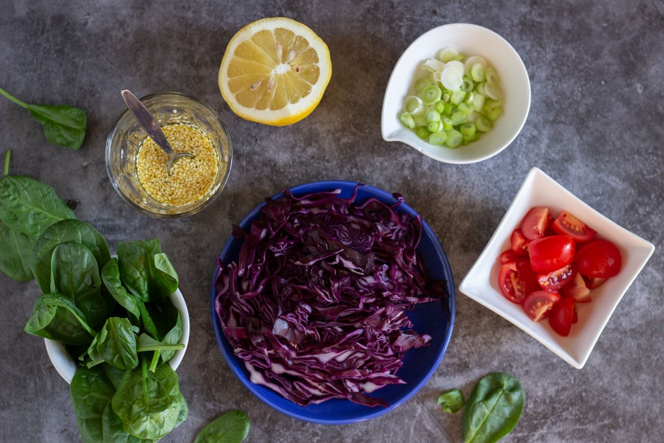 Asiatisch marinierter Kürbissalat