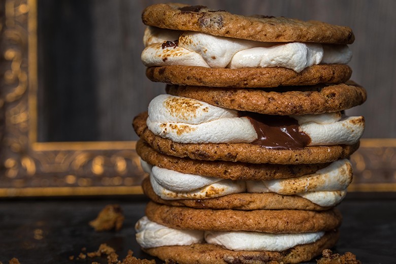 Cookies mit Marshmallows