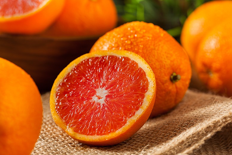 Die errötende Blutorange