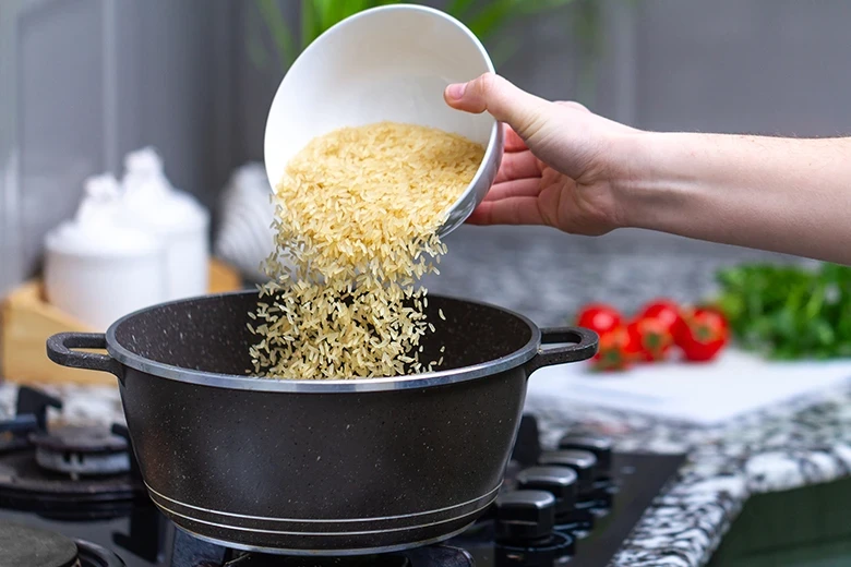 Reis kochen