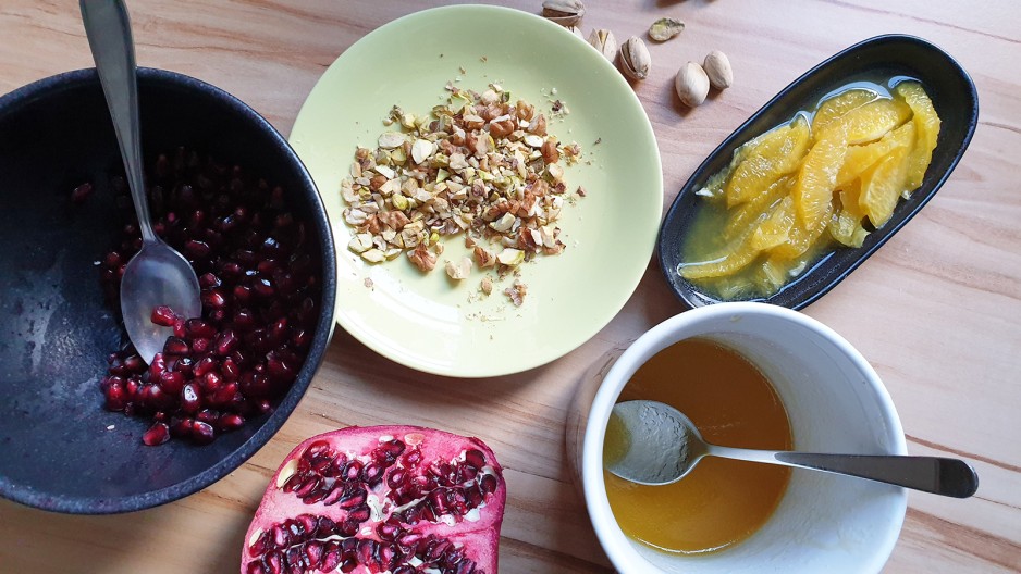 Gebratener Radicchio mit Orangen und Feta