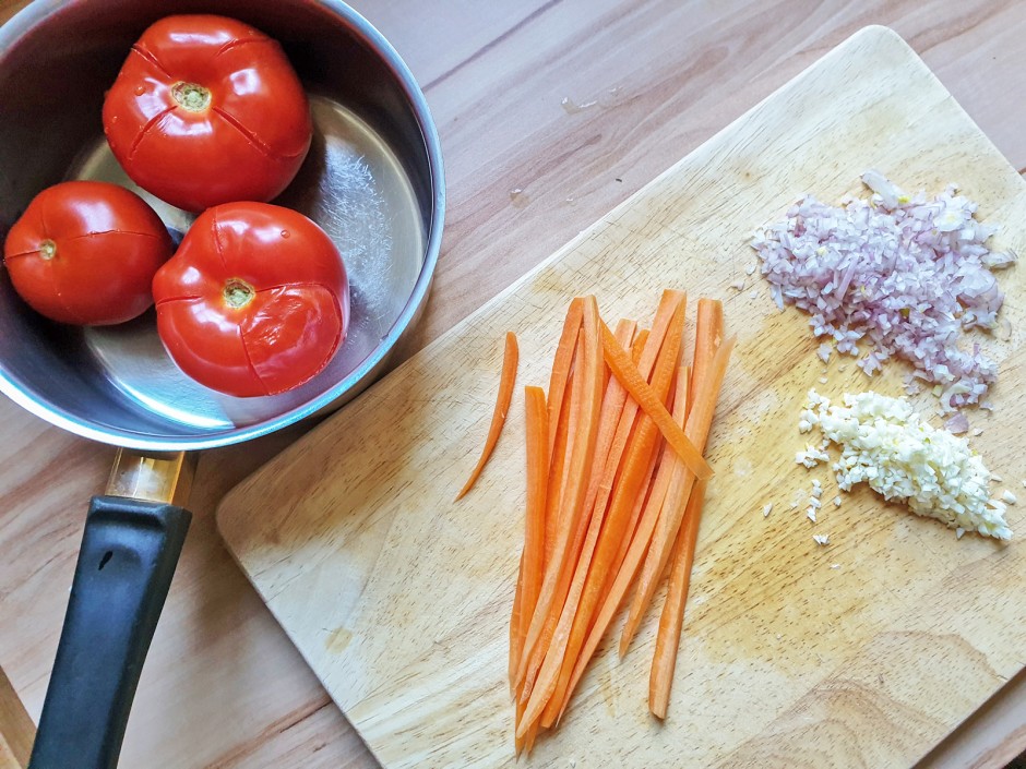 Cremiges Tomatenrisotto