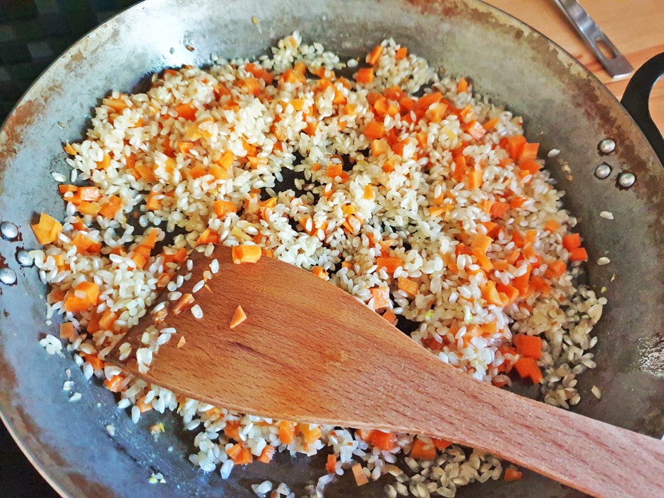 Cremiges Tomatenrisotto