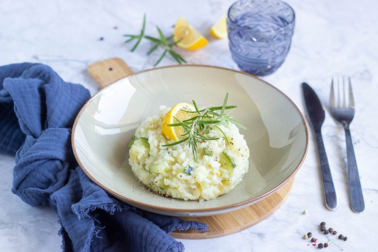Zucchini-Zitronen-Risotto
