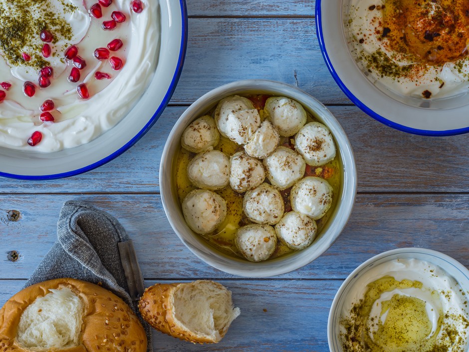Labneh - Frischkäsebällchen aus Joghurt