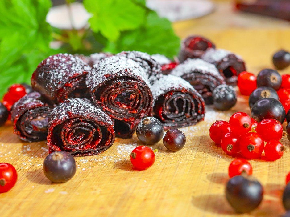 Fruchtleder, gesunde Gummibärchen selber machen