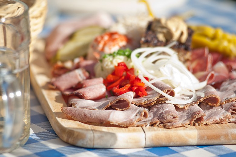 Eine gschmackige Brettljause