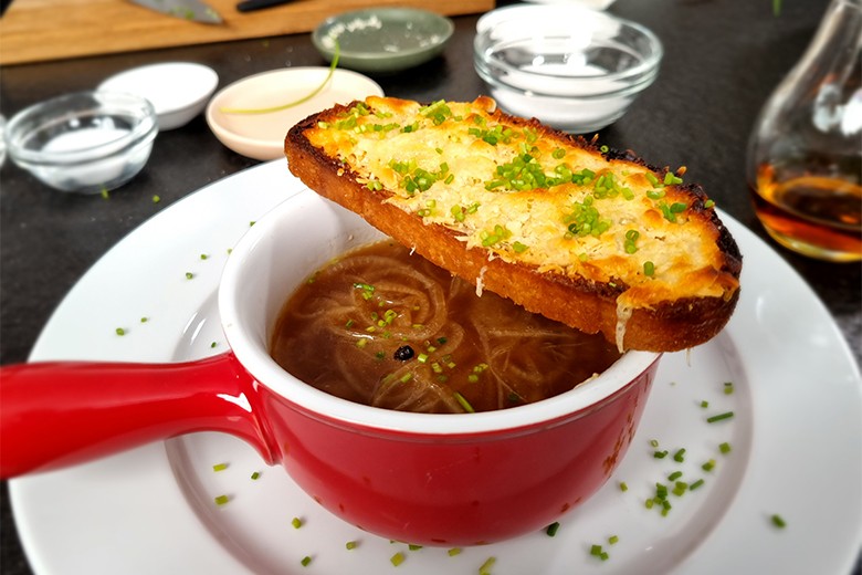 Französische Zwiebelsuppe