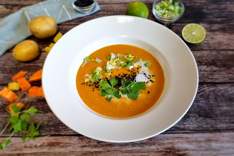 Süßkartoffelcremesuppe
