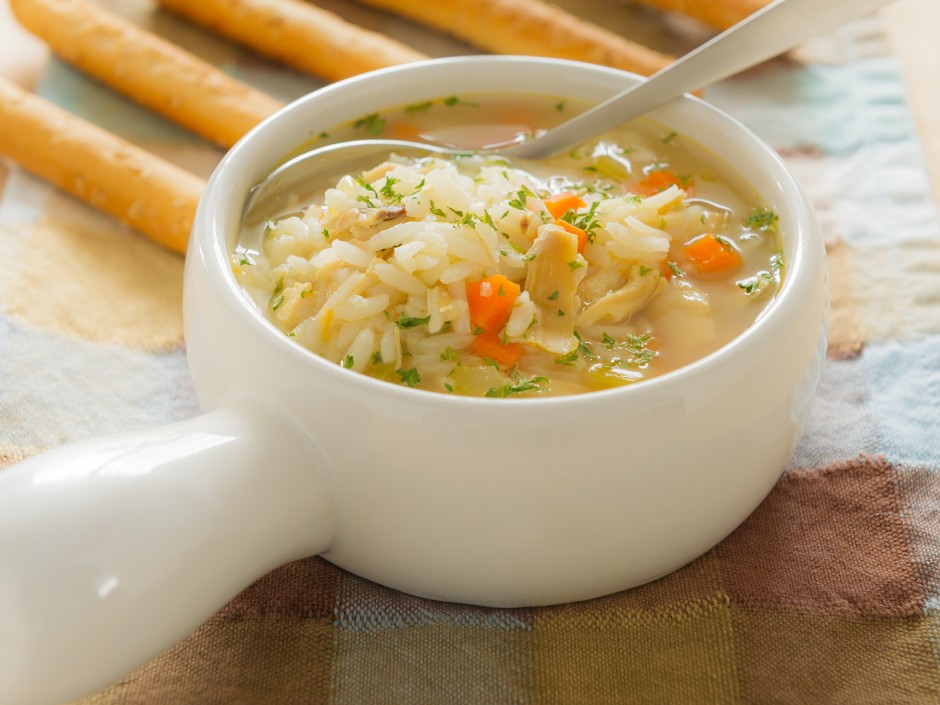 Reissuppe, schonend für Magen und Darm