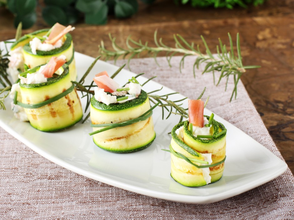 Zucchini und Auberginen