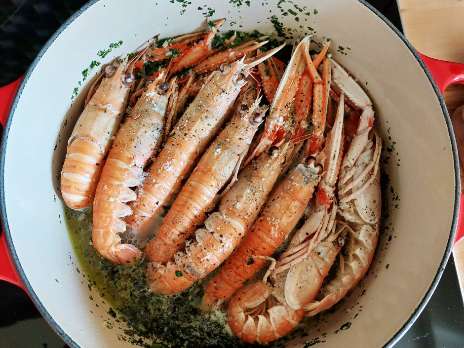 Scampi nach Buzara-Art