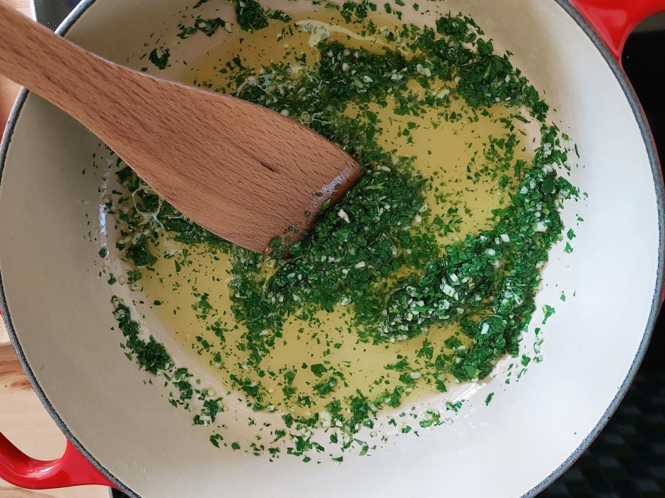 Scampi nach Buzara-Art