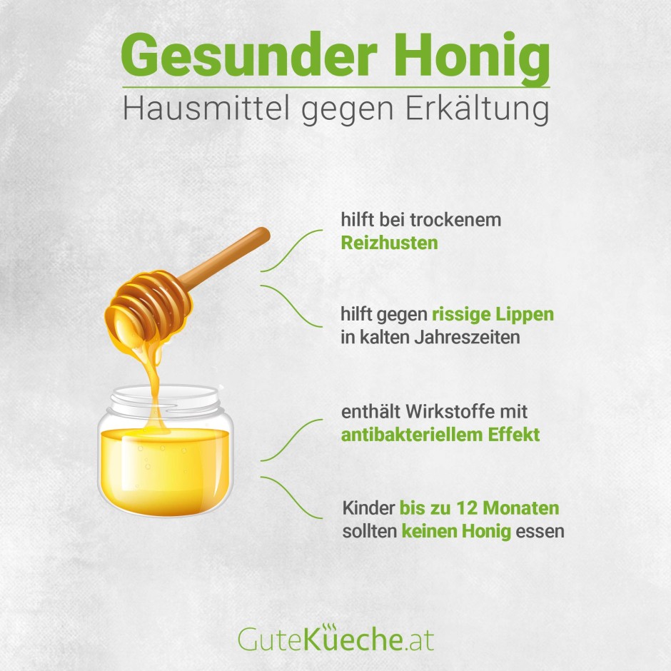 Honig - Hausmittel gegen Erkältung