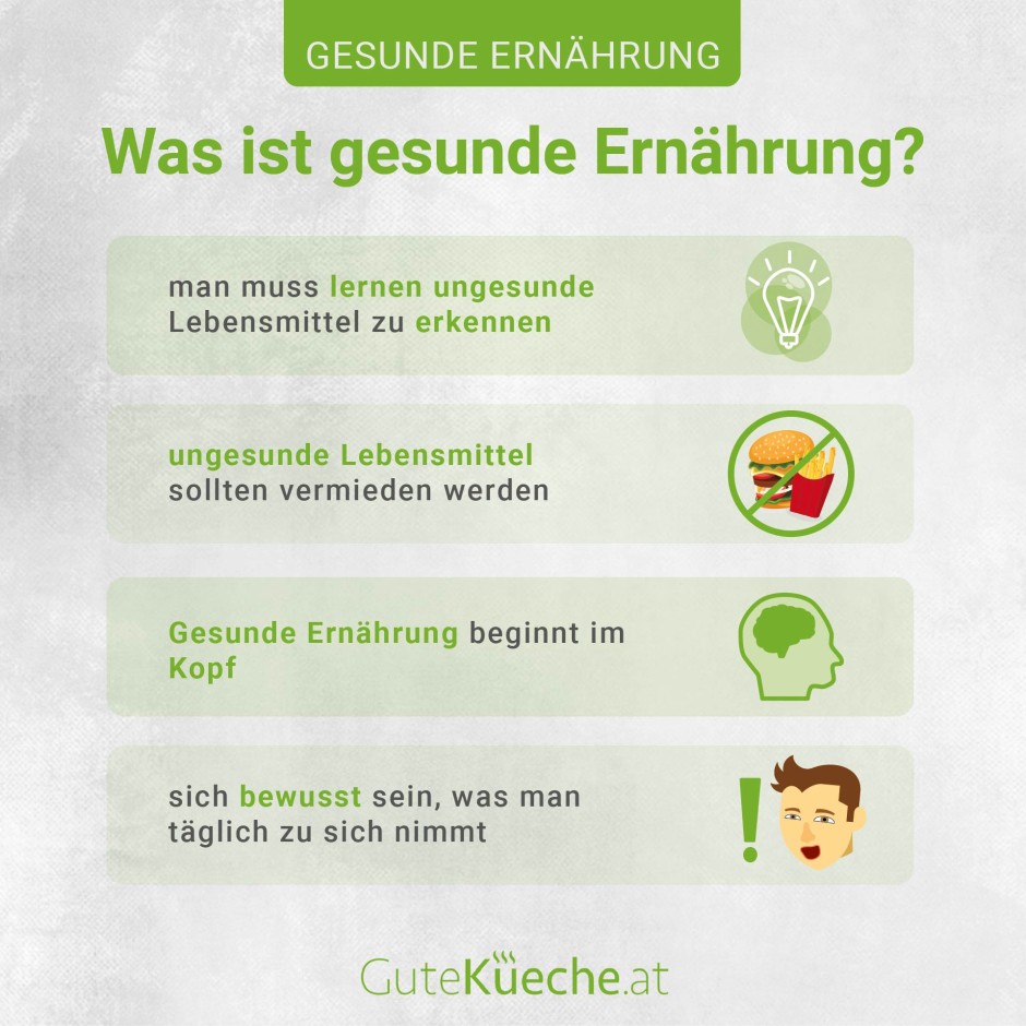 Was ist gesunde Ernährung