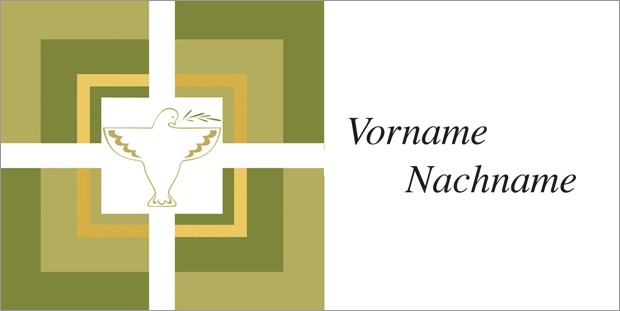 Tischkarten Konfirmation