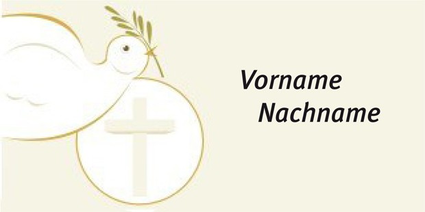 Tischkarten Firmung