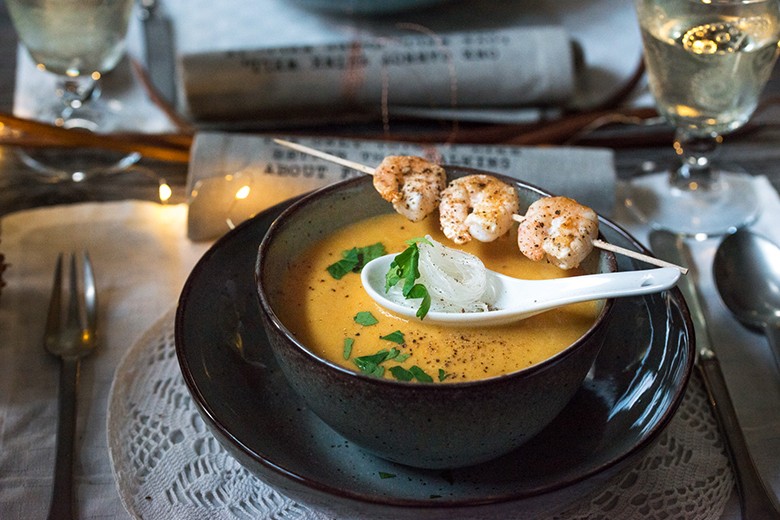 Exotische Karottensuppe