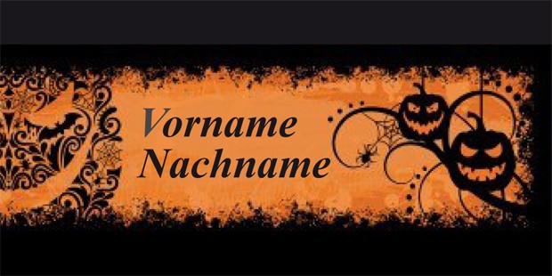 Tischkarten Halloween