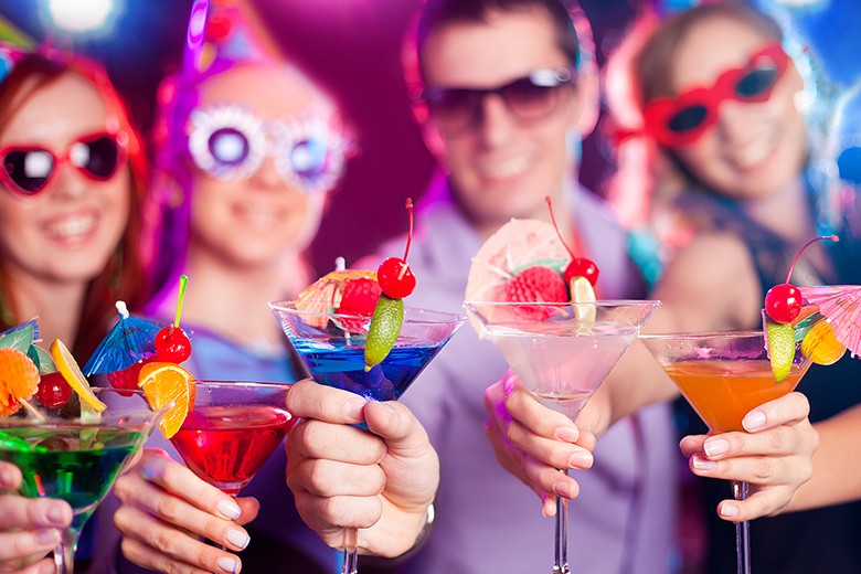 Cocktails für den kunterbunten Fasching