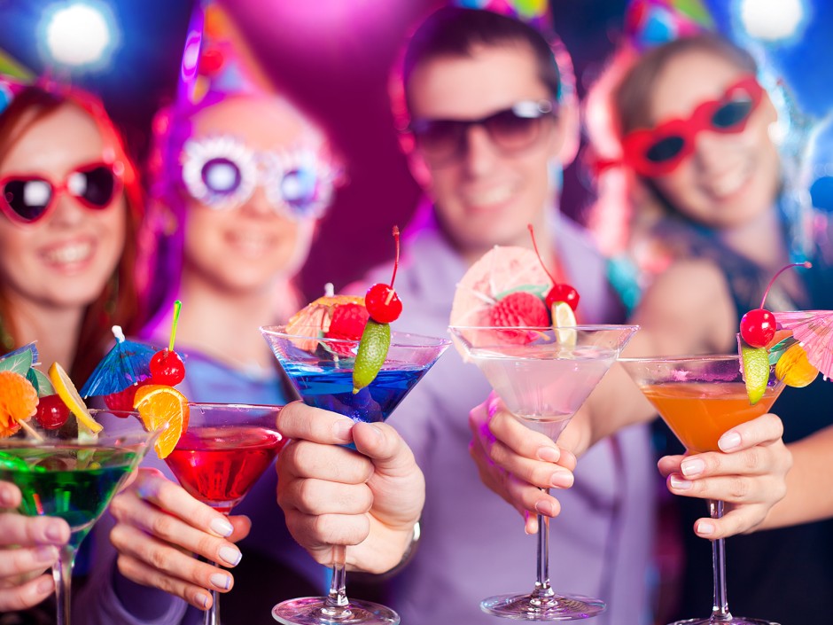 Cocktails für den kunterbunten Fasching