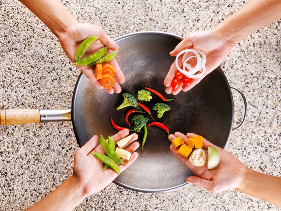 Gesunder Wok - Pfanne mit viel Tradition