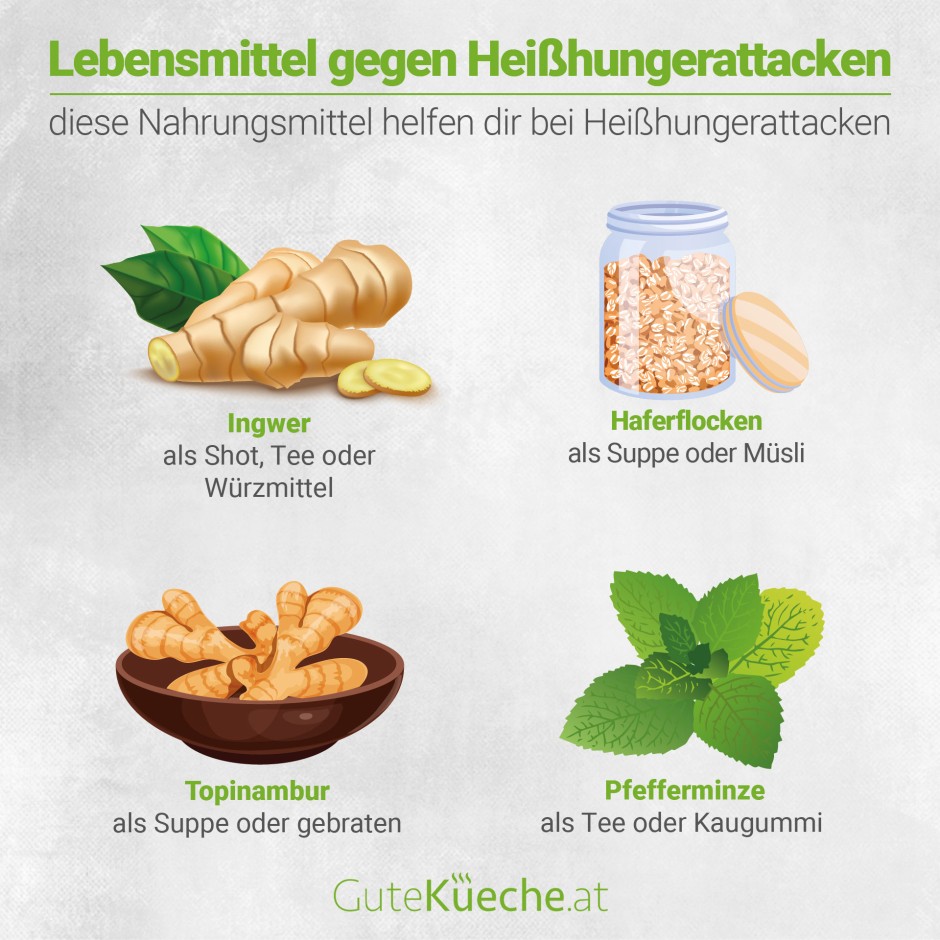 Lebensmittel gegen Heißhungerattacken