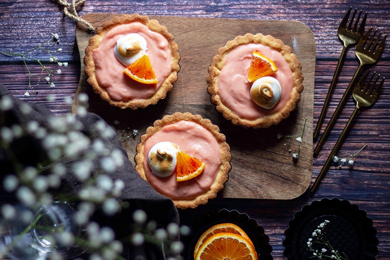 Süsse Tartelettes mit Orangen-Curd