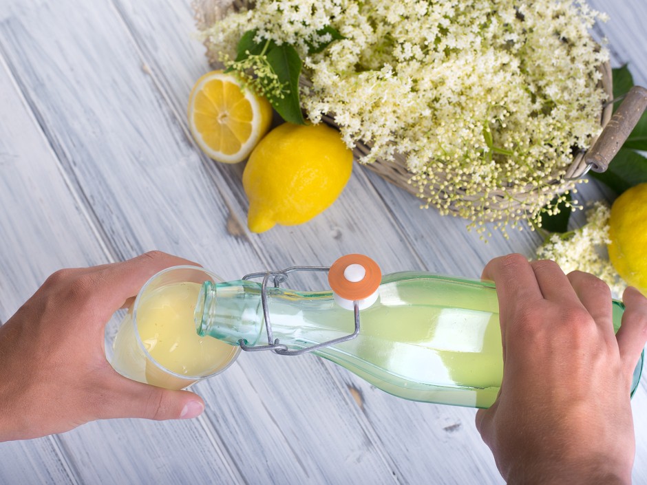 Mit selbstgemachtem Sirup durch das Gartenjahr
