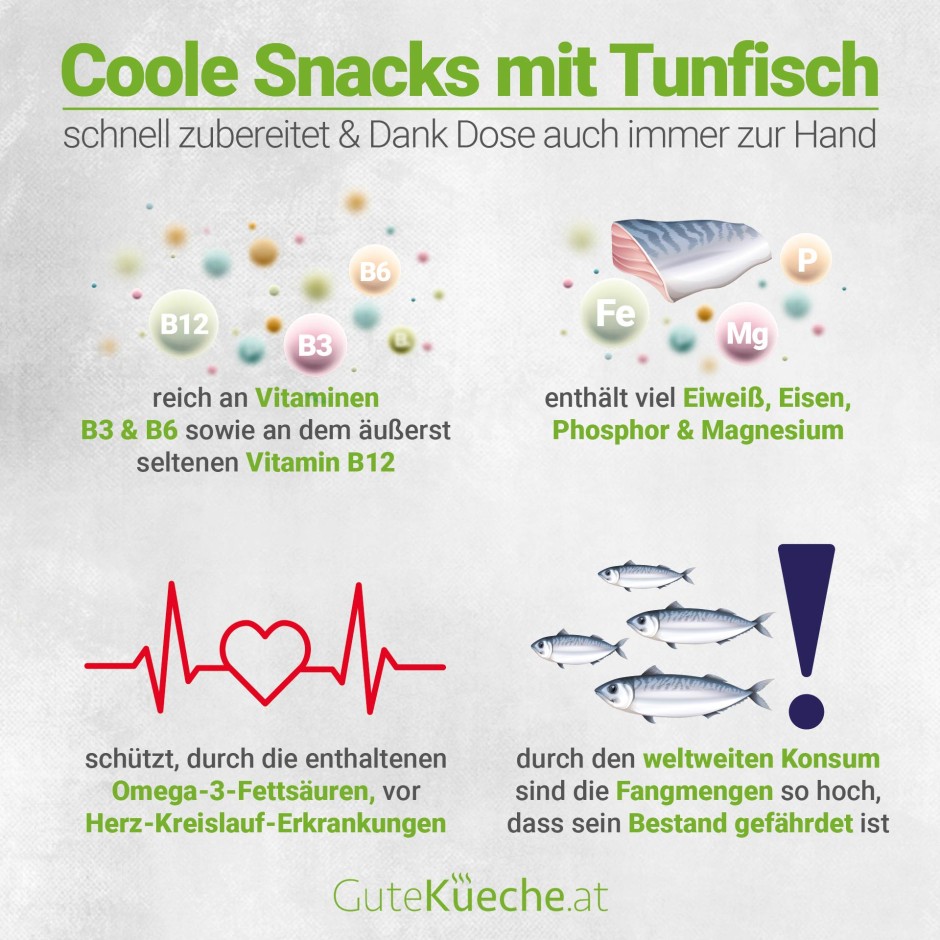Coole Snacks mit Thunfisch