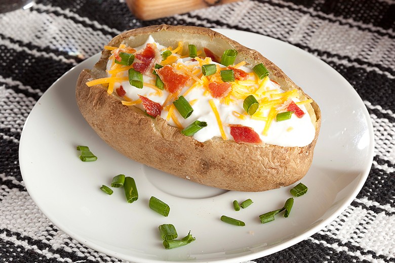 Ofenkartoffeln mit Sauerrahm