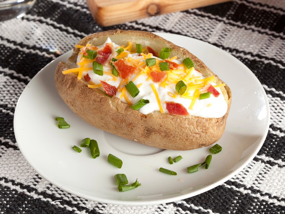 Ofenkartoffeln mit Sauerrahm