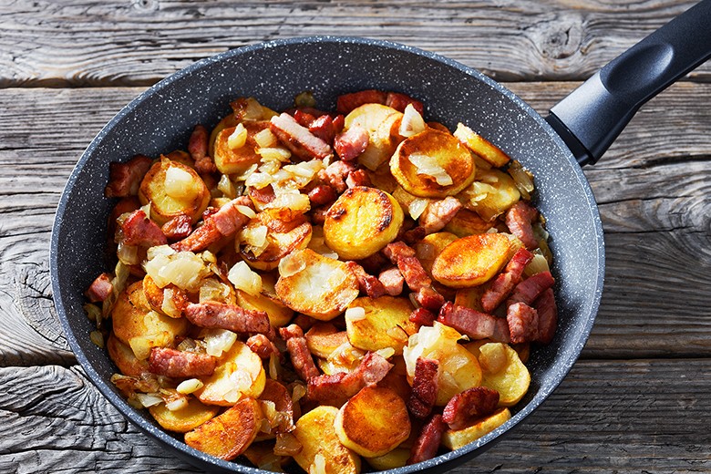 Bratkartoffeln mit Speck