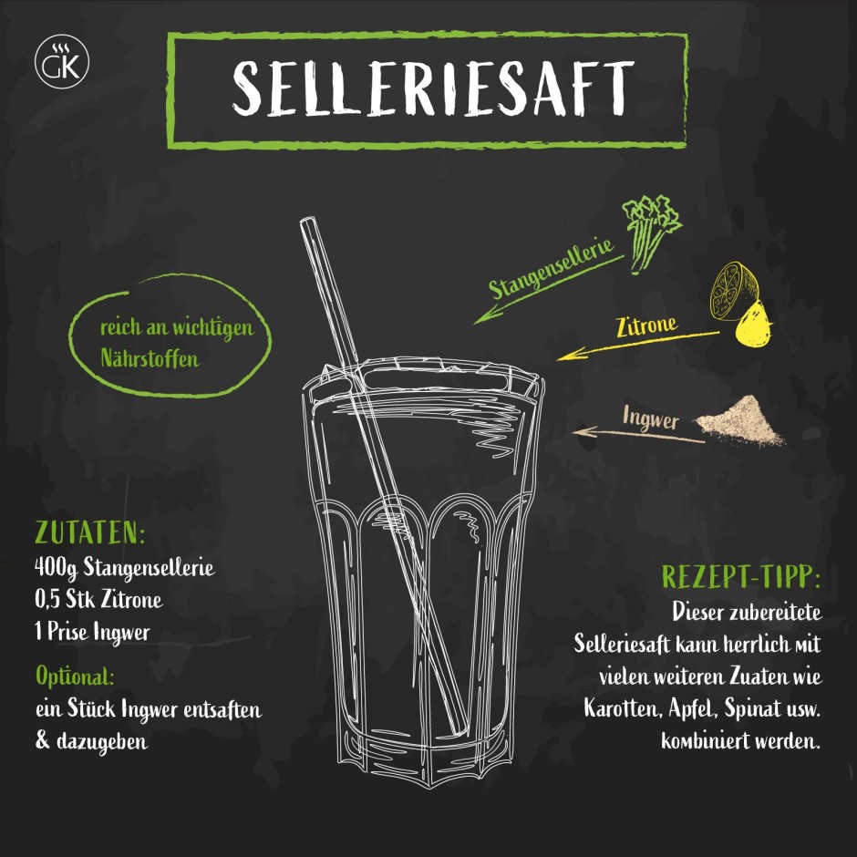 Der gesunde Selleriesaft