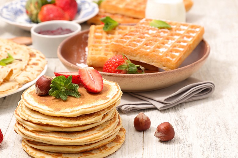 Pancakes und Waffeln, köstliche Traditionen
