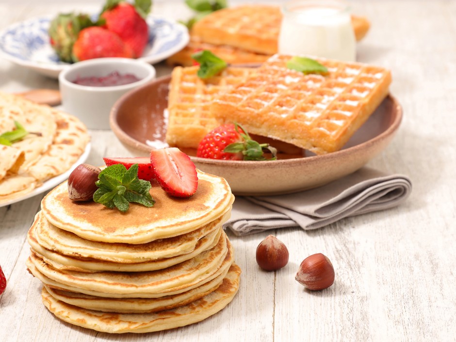 Pancakes und Waffeln, köstliche Traditionen