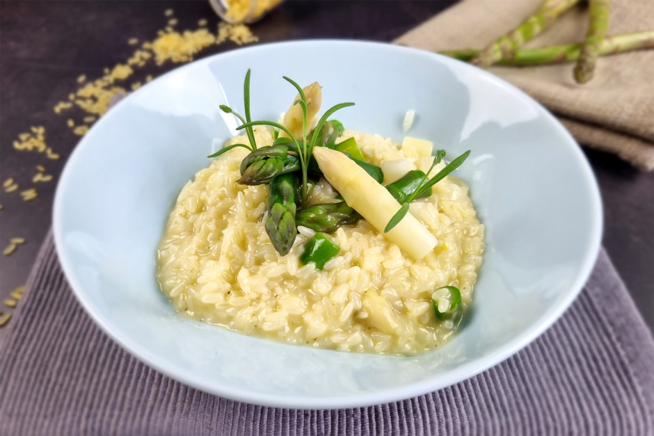 Spargelrisotto