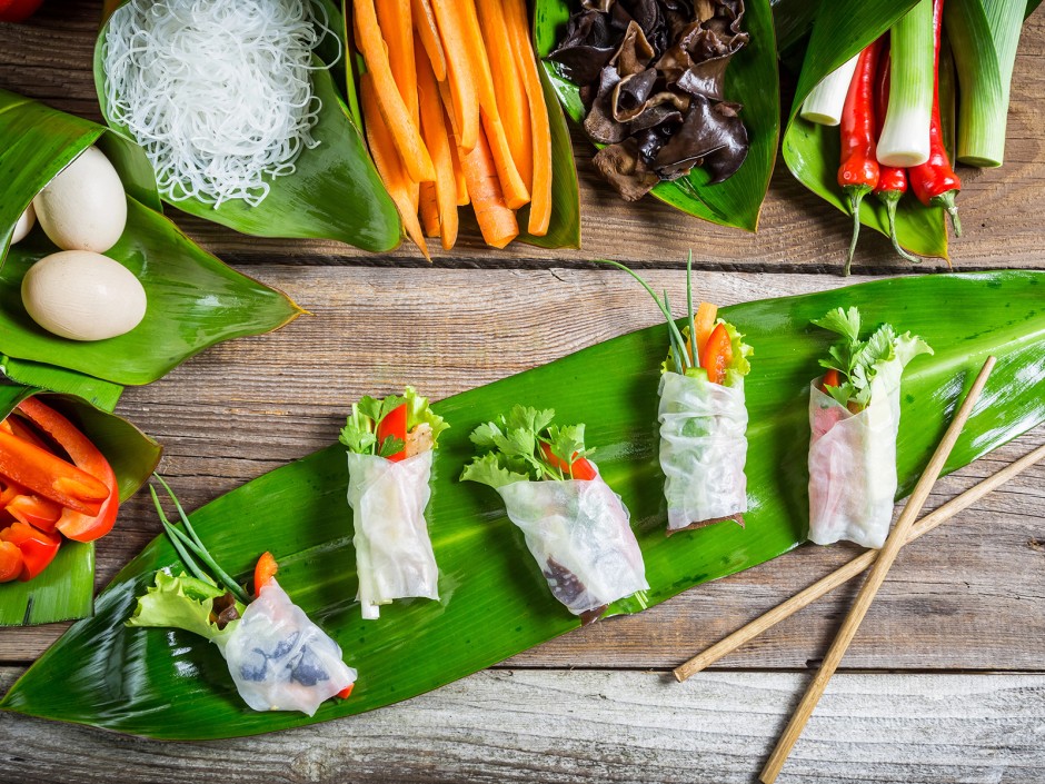 Sommerrollen, ein leichter Genuss für den Sommer