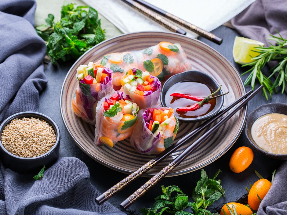 Sommerrollen, ein leichter Genuss für den Sommer