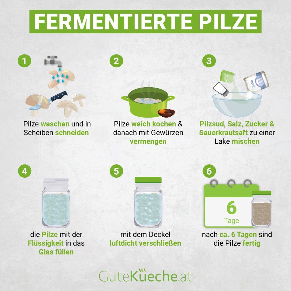 Fermentierte Pilze - Vielseitig, köstlich und gesund