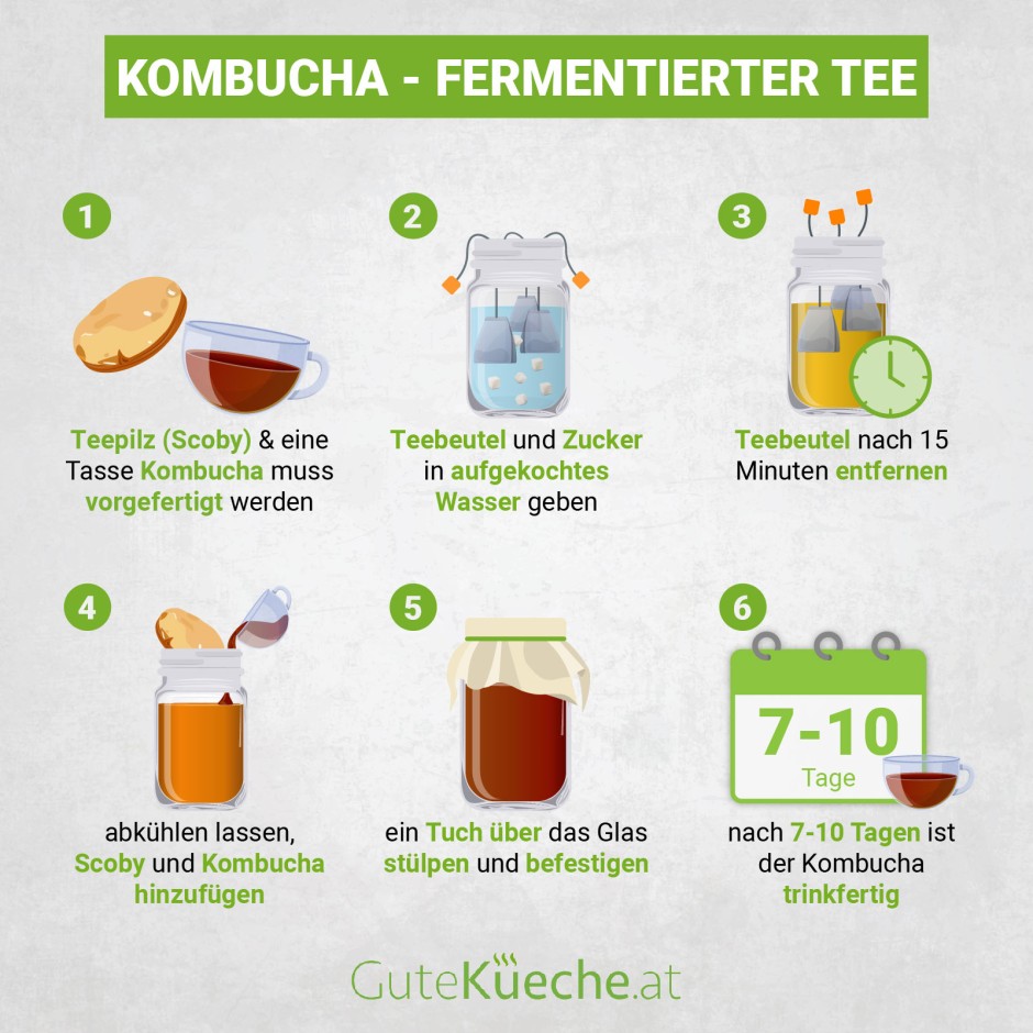 Kombucha - Fermentierter Tee
