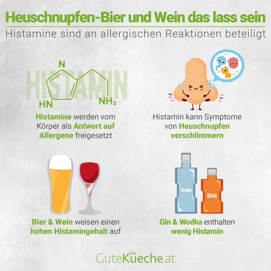 Heuschnupfen - Bier & Wein das lass sein, trink Gin!