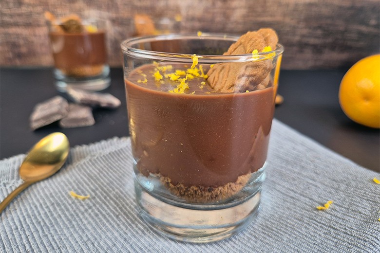 Veganes Schokoladen-Orange-Mousse