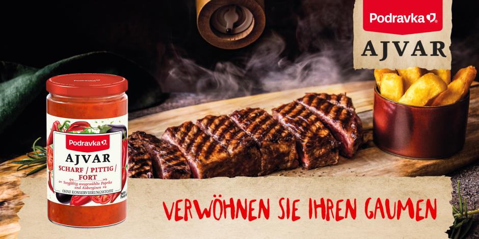 Podravka Ajvar ist ein unvergessliches Geschmackserlebnis