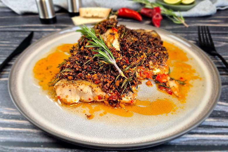 Feuriges Zanderfilet