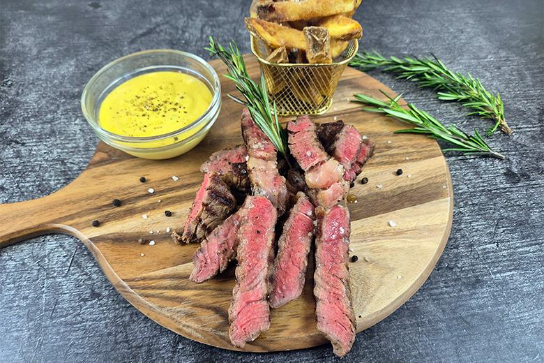 Steak in brauner Butter