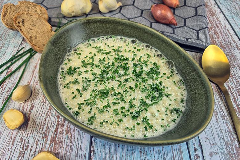 Knoblauchcremesuppe