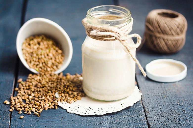 Kochen mit Hanfmilch