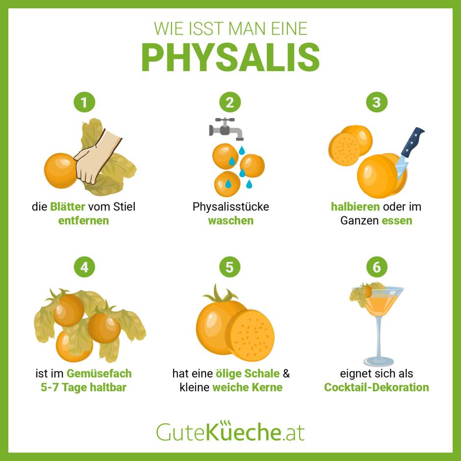 Wie isst man eine Physalis?