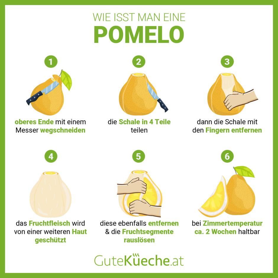 Wie isst man eine Pomelo?